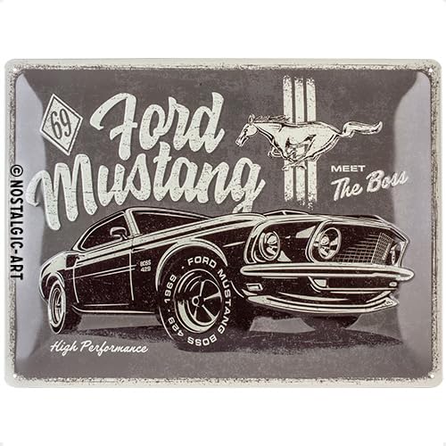 Car Accessories Gift Ideas - Nostalgic-Art Retro Tin Sign, Boss –