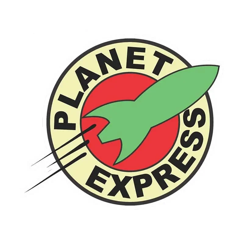 Car Accessories Logo - Personality JDM Vinyl Futurama Planet Express