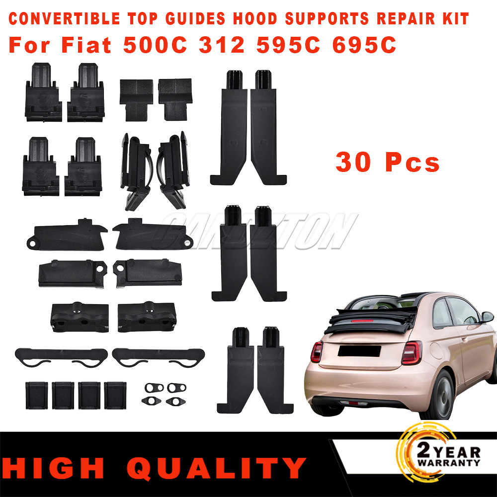 Car Accessories Uk - For Fiat 500C 500 Convertible Kit