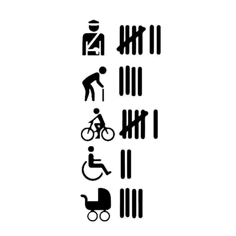 Car Accessories List - 18cm Car Motorcycle Sticker Stroke List