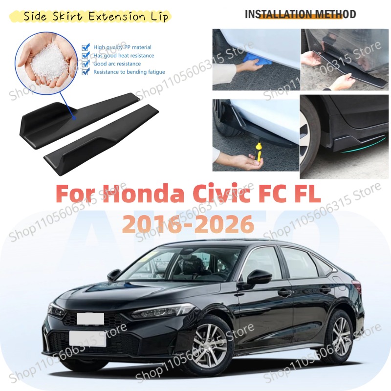Car Accessories Lipa - 48cm Rear Bumper Splitter Apron Spoiler