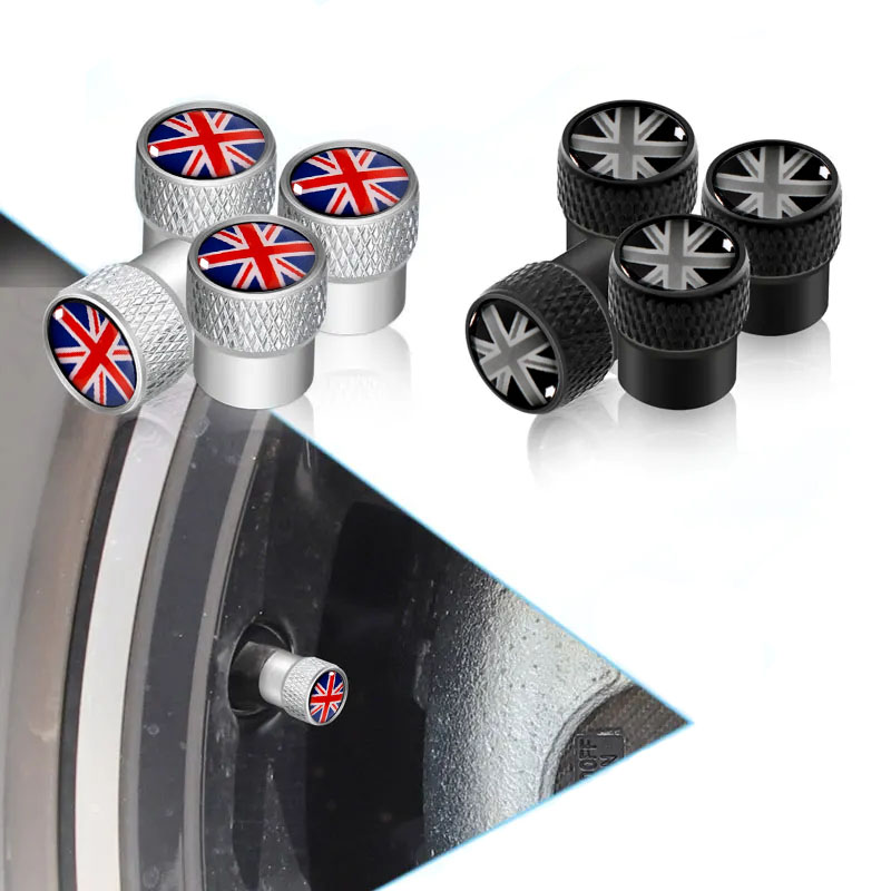 Car Accessories Uk - 4Pcs/set UK Car Metal Badge Wheel