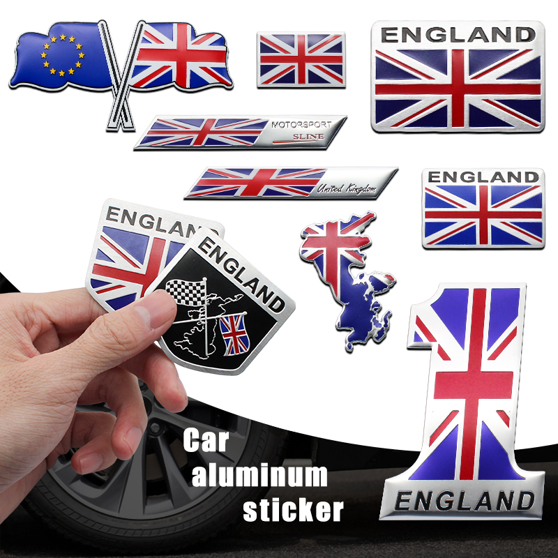 Car Accessories Uk - 3D Aluminum ENGLAND United Kingdom UK