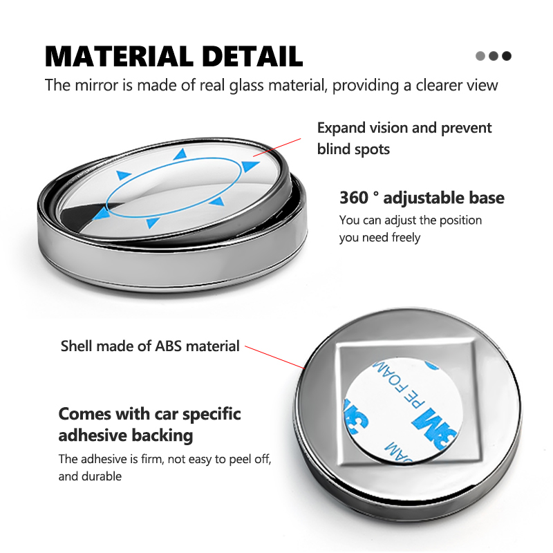 For Toyota Adjustable Car 360° - Car Blind Spot Mirror recension och pris