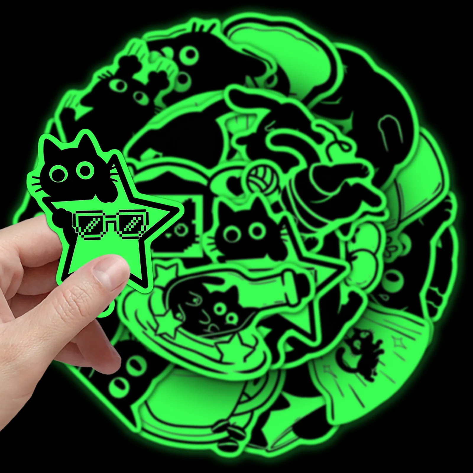 20 Pcs Glow in The Dark Black  - Car Accessories List recension och pris