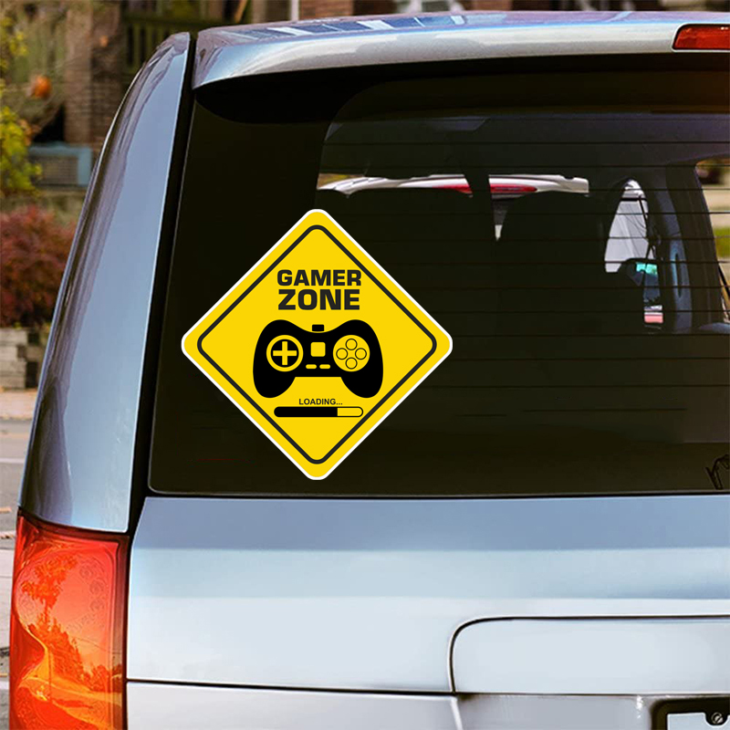 Gamer Zone Car Stickers Vinyl  - Car Accessories Zone recension och pris