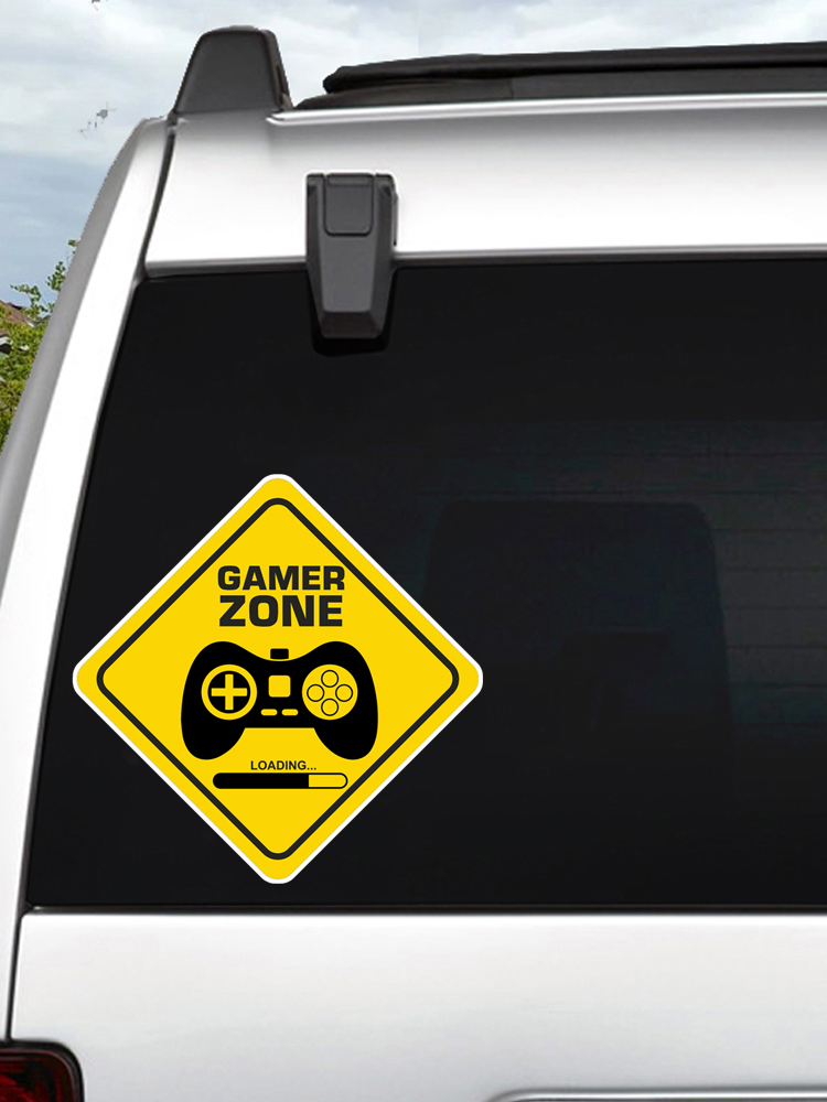 Gamer Zone Car Stickers Vinyl  - Car Accessories Zone recension och pris