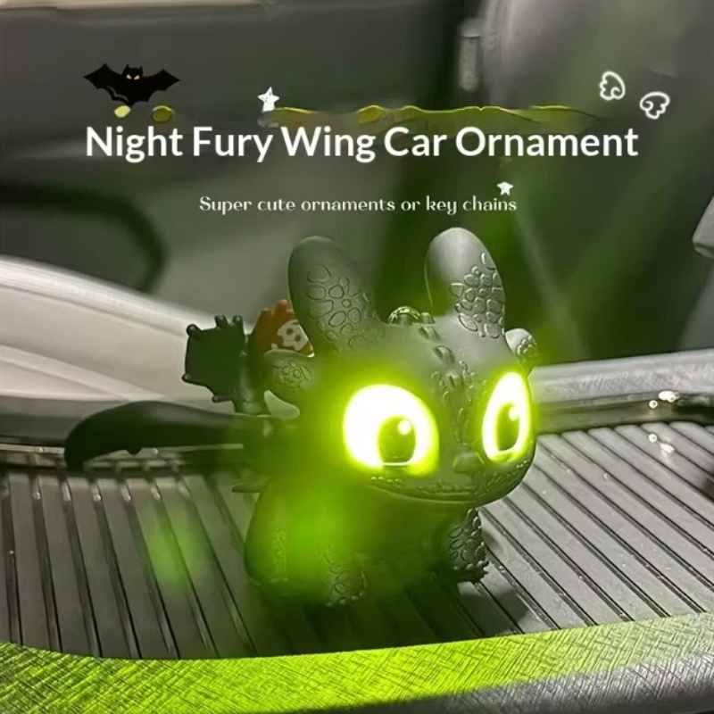 Genuine Cute Glowing Toothless - Car Accessories For Interior recension och pris