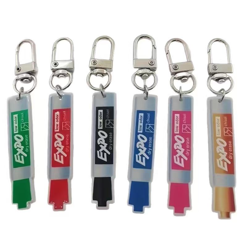 6pcs acrylic pen keychain, all - Car Accessories Gifts recension och pris