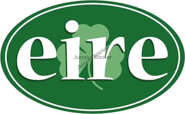 Ireland Flag Luck Clover Badge - Car Accessories Ireland recension och pris