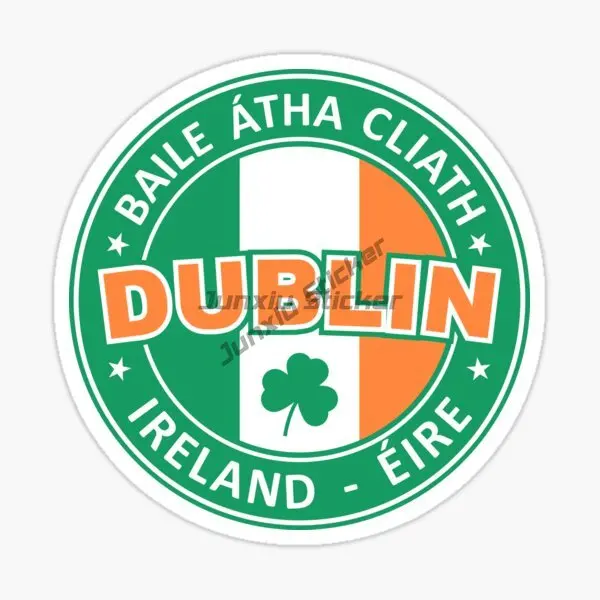 Ireland Flag Luck Clover Badge - Car Accessories Ireland recension och pris