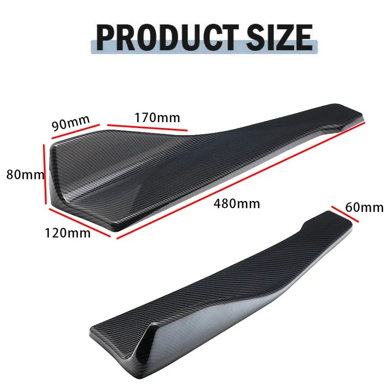 48cm Rear Bumper Splitter Apro - Car Accessories Lipa recension och pris