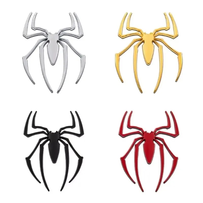 3D metal car stickers, spider  - Car Accessories Logo recension och pris