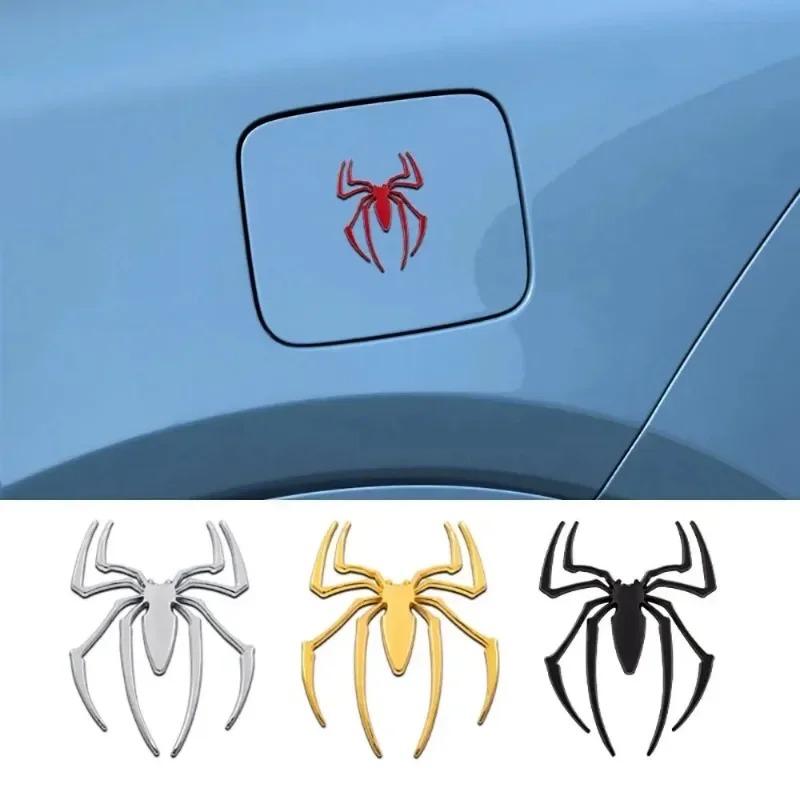 3D metal car stickers, spider  - Car Accessories Logo recension och pris