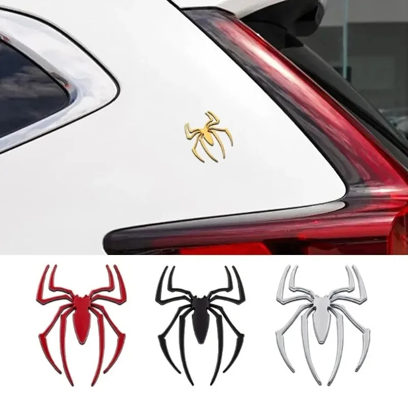 3D metal car stickers, spider  - Car Accessories Logo recension och pris