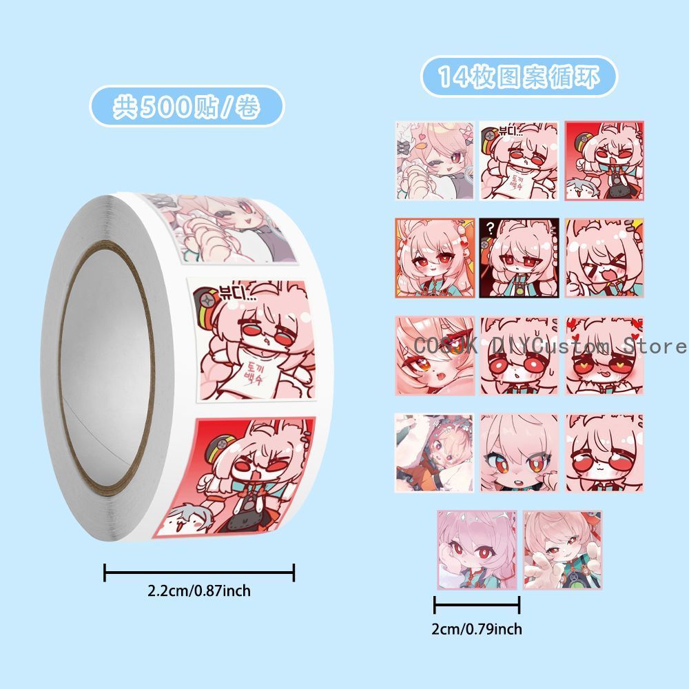 500Pc/Roll Anime Zenless Zone  - Car Accessories Zone recension och pris