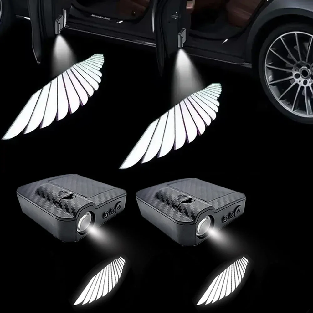 2Pcs/4Pcs Car Angel Wings Wire - Car Accessories Logo recension och pris