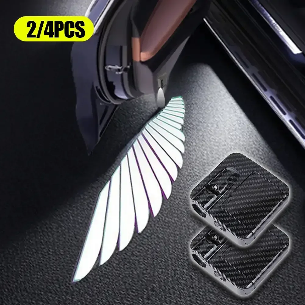 2Pcs/4Pcs Car Angel Wings Wire - Car Accessories Logo recension och pris