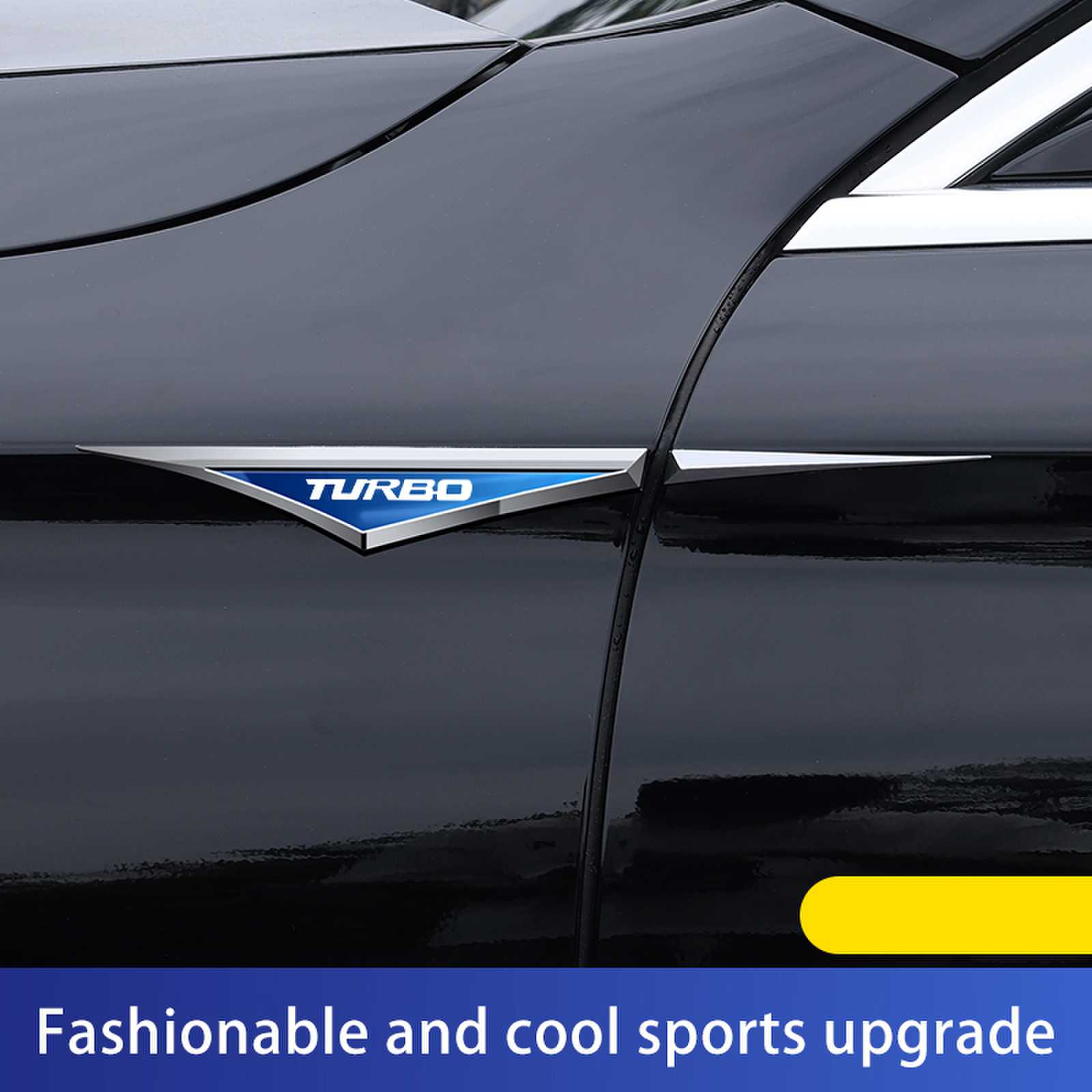 New Fashion Turbo Logo Car Met - Car Accessories Logo recension och pris