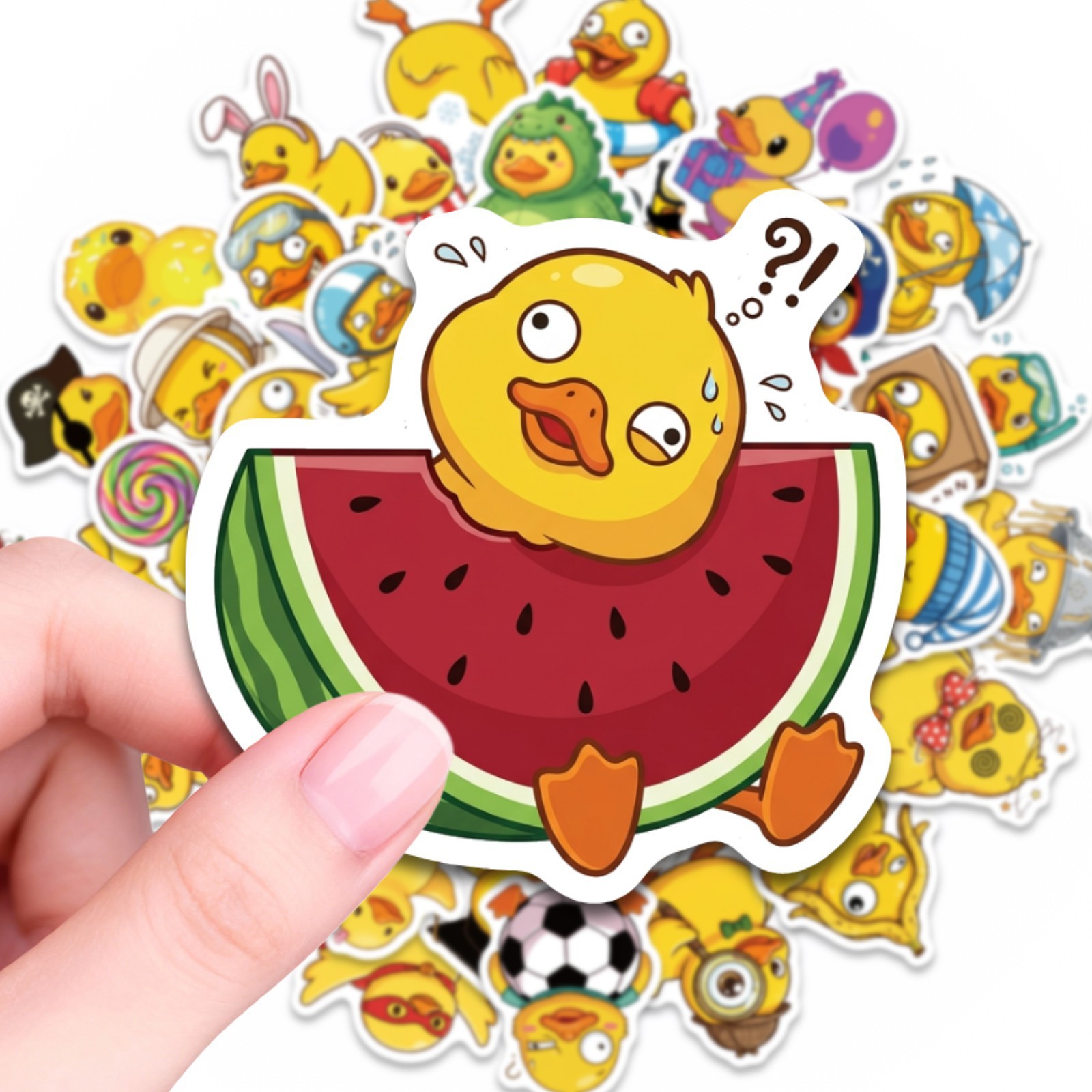 50/100Pcs Cute Funny Small Duc - Car Accessories List recension och pris