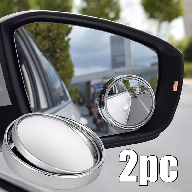 2Pcs Round Frame Convex Blind  - Car Blind Spot Mirror recension och pris