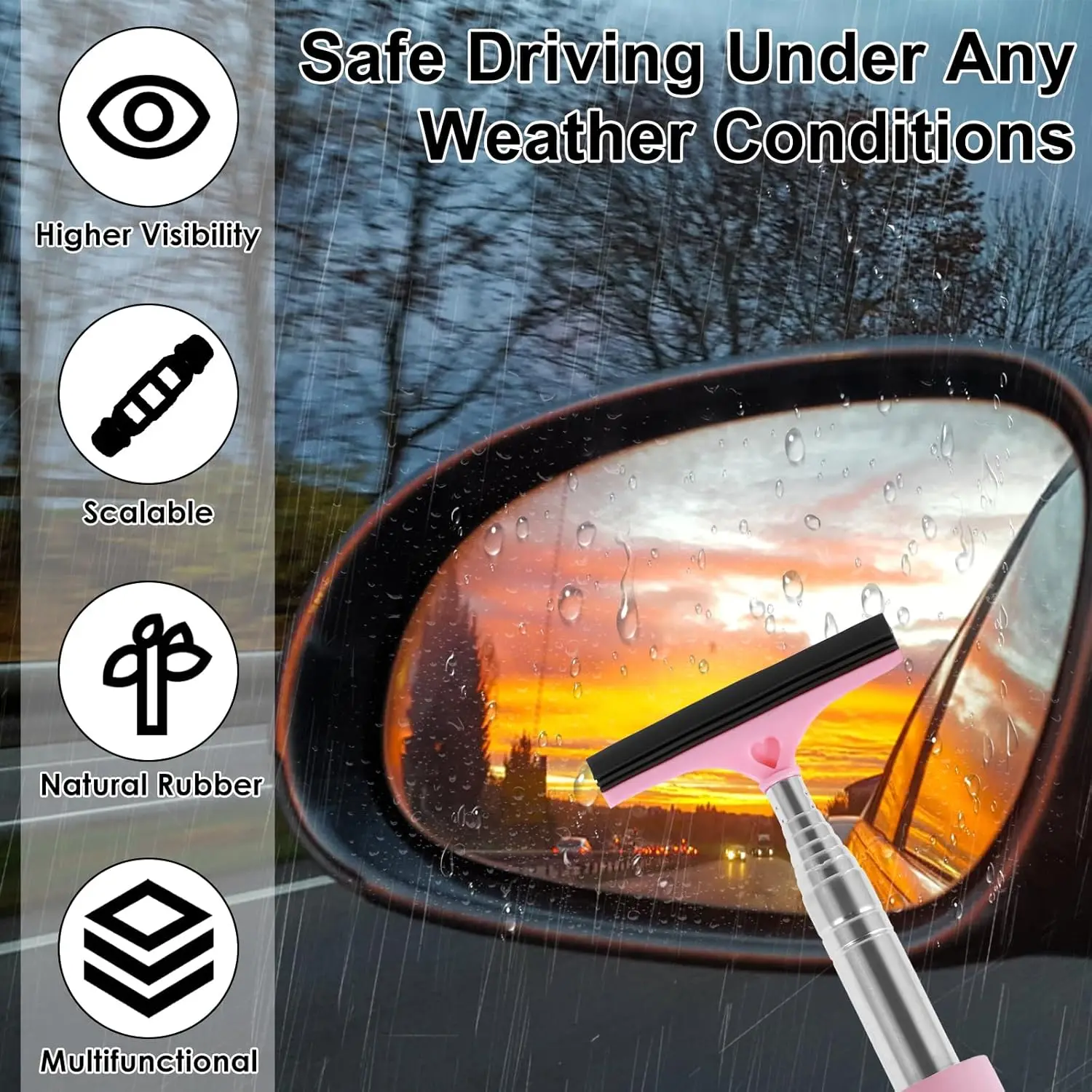 Rearview Mirror Windscreen Wip - Car Accessories Gifts recension och pris