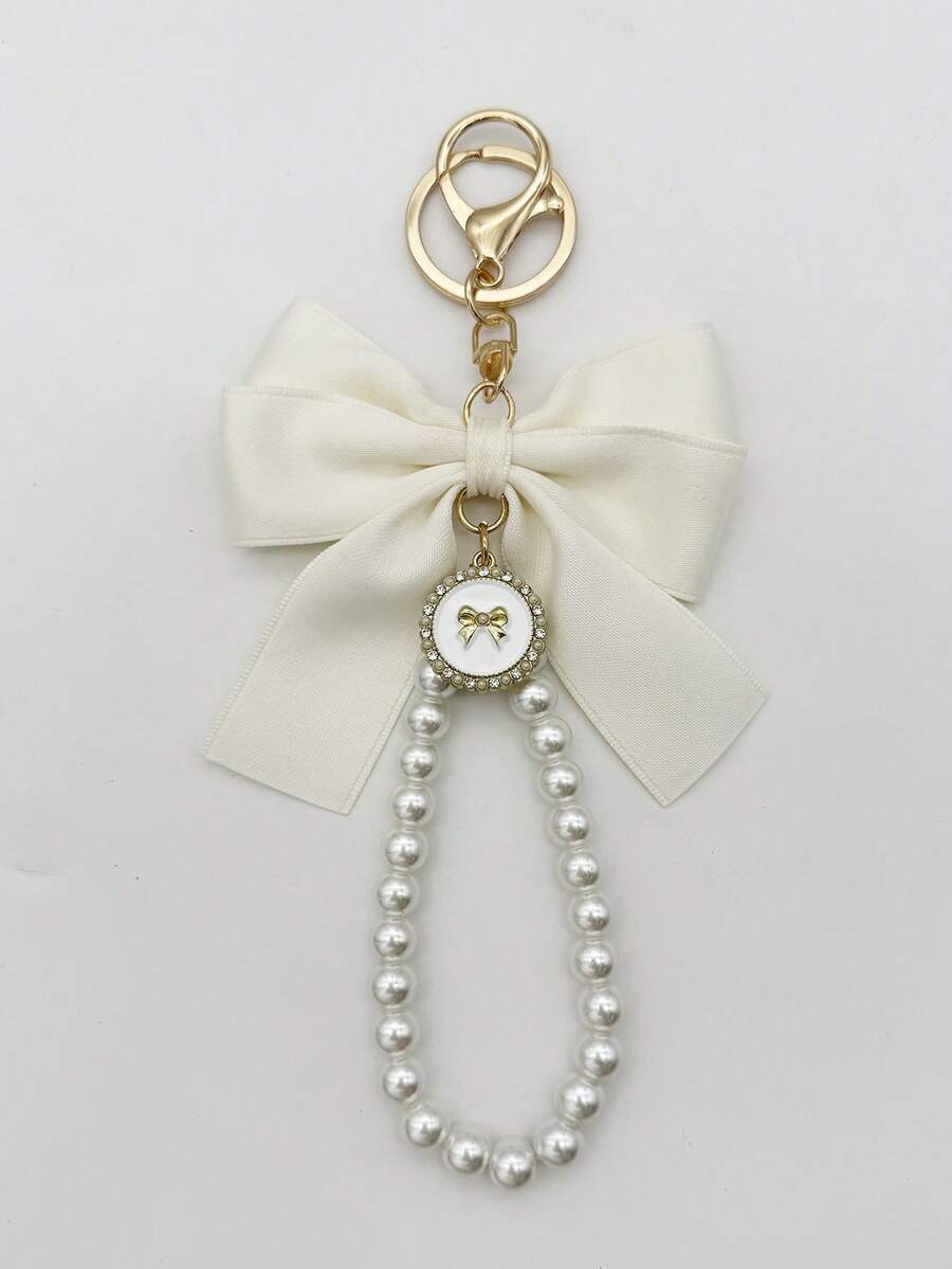 1pc Bow Knot Woven Keychain, F - Car Accessories Gift Ideas recension och pris
