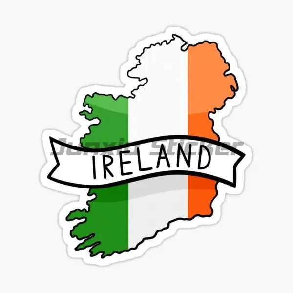 IRL Ireland Flag Map Four Leaf - Car Accessories Ireland recension och pris