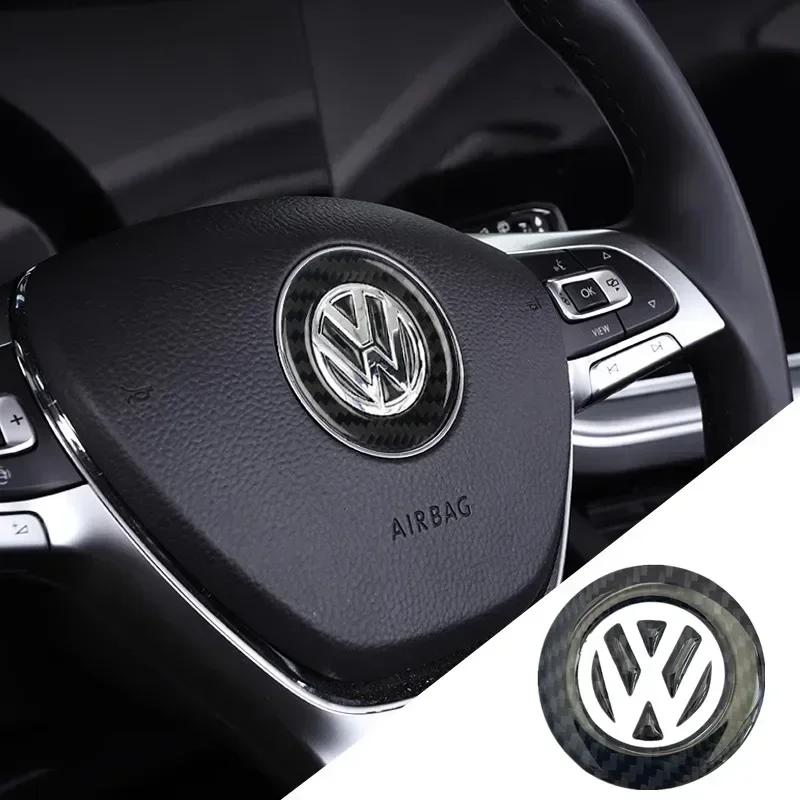 New Carbon Fiber Car Steering  - Car Accessories Logo recension och pris