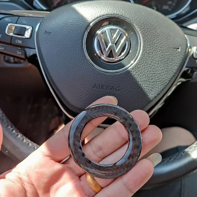 New Carbon Fiber Car Steering  - Car Accessories Logo recension och pris