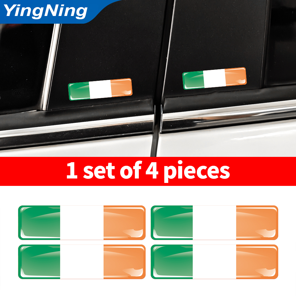 4Pcs Ireland Flag Car Sticker  - Car Accessories Ireland recension och pris