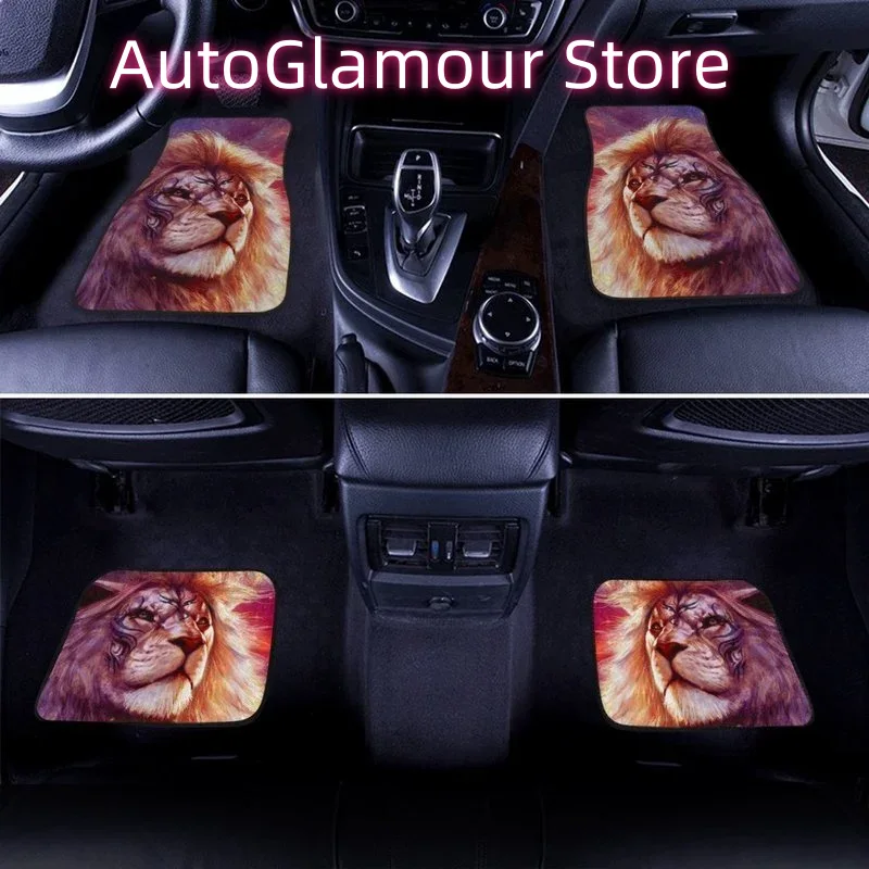 Warrior Lion Car Floor Mats Cu - Car Accessories Gift Ideas recension och pris